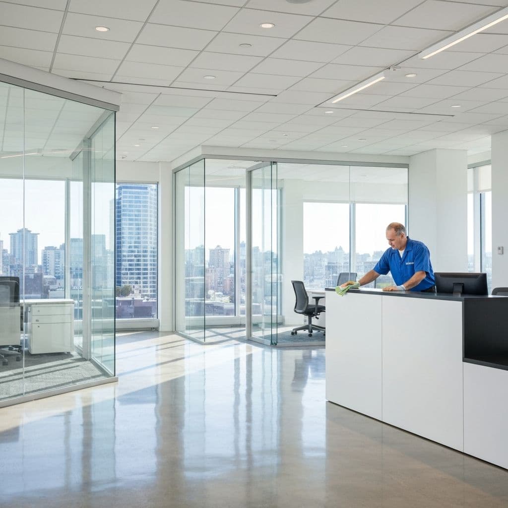 Professional commercial office cleaning in Woodinville and Seattle